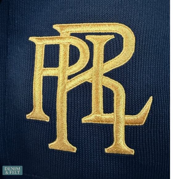 Polo Ralph Lauren Aviator Navy Knit Cotton Gold Crest Blazer Jacket NEW/NWT!! - Picture 10 of 15